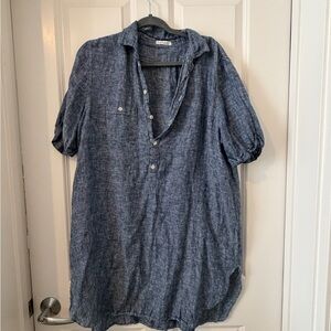 Free People x CP shades Linen cover up